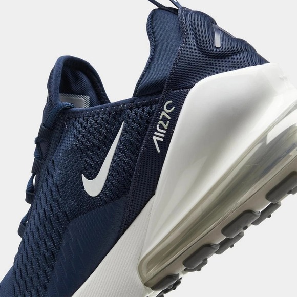 Men\'s 9-Nike Air Max 270 Midnight Navy Blue White Shoes Sneakers AH8050-406  NEW main image 6